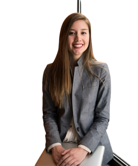 Smiling student with laptop